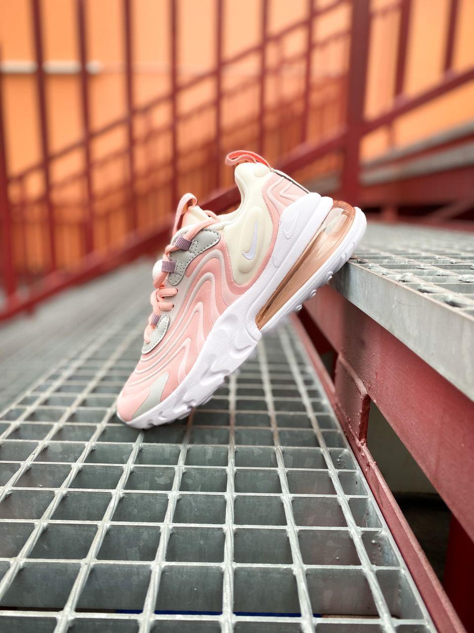 

Кроссовки премиум качества Nike air max 270 React Eng "barely rose"