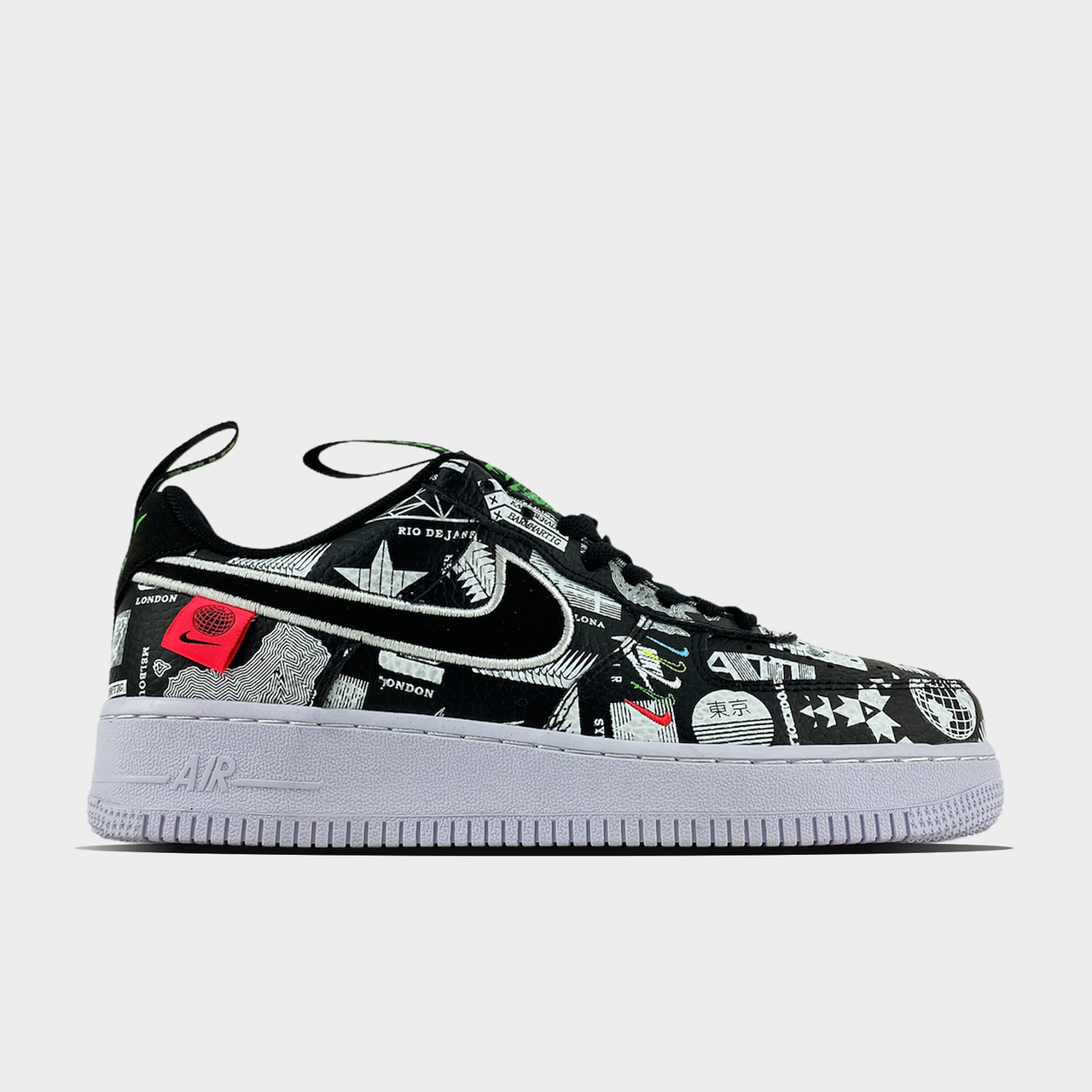 

Nike Air Force 1 Low WorldWide (Чёрный)