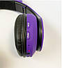 Бездротові Bluetooth-навушники CXT-B39 Cat Ear з котячими вушками і LED підсвічуванням Фіолетовий, фото 2