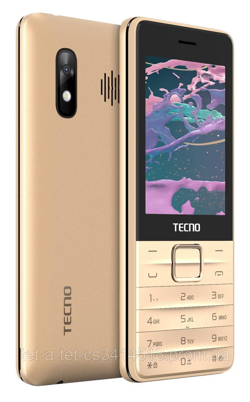 

Мобильный телефон Tecno T454 DS Champagne Gold (UA UCRF), Золотистый