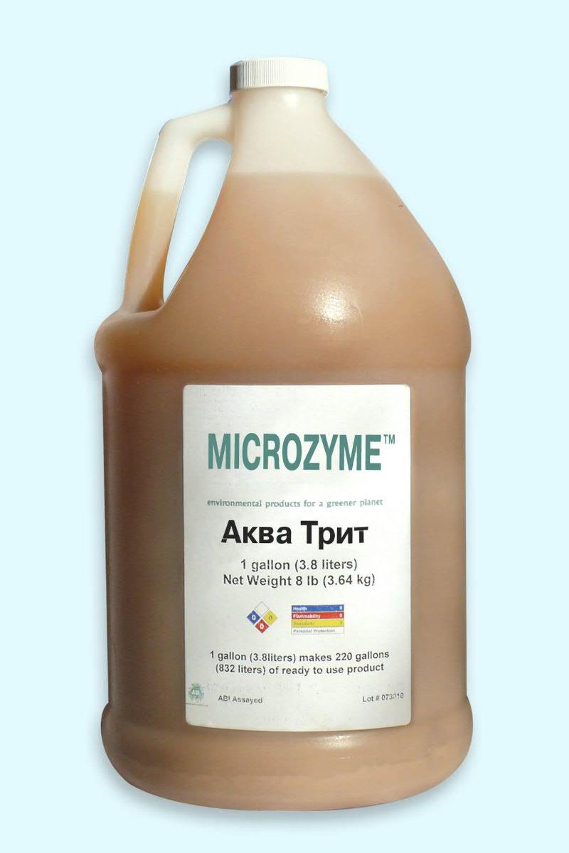 

Биопрепарат для Разложения Рыбных Фекалий - Microzyme - Аква-Трит 3,785 л - ОРИГИНАЛ