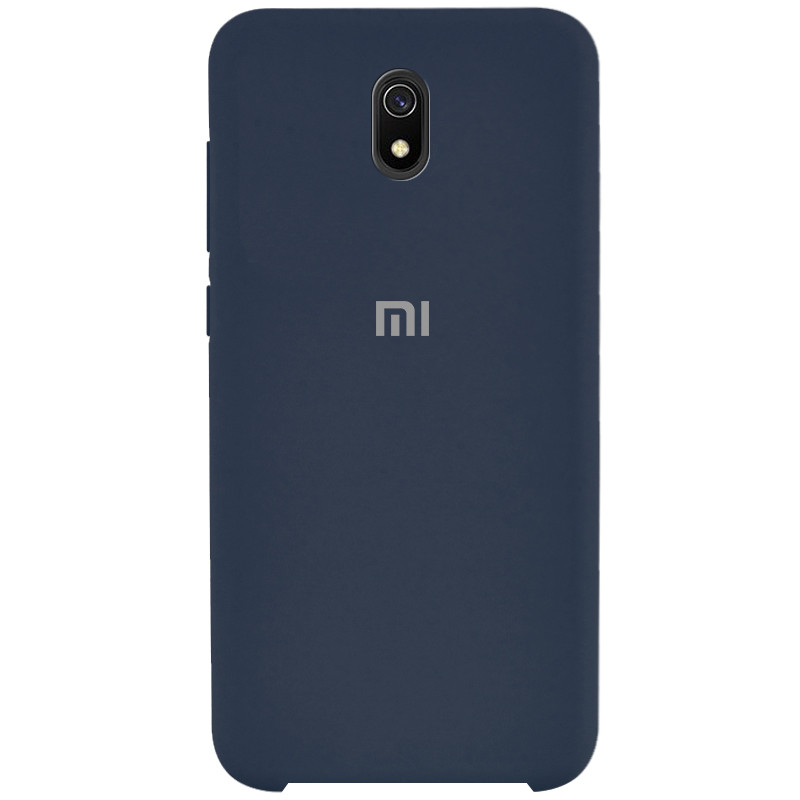 

Чехол Xiaomi Redmi 8a, Silicone case, Синий / midnight blue