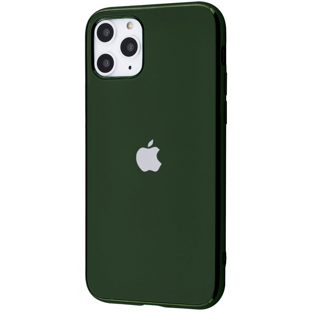 

Чехол Apple iPhone 11 Pro Max (6.5"), TPU, Matte LOGO Зеленый / Dark Green