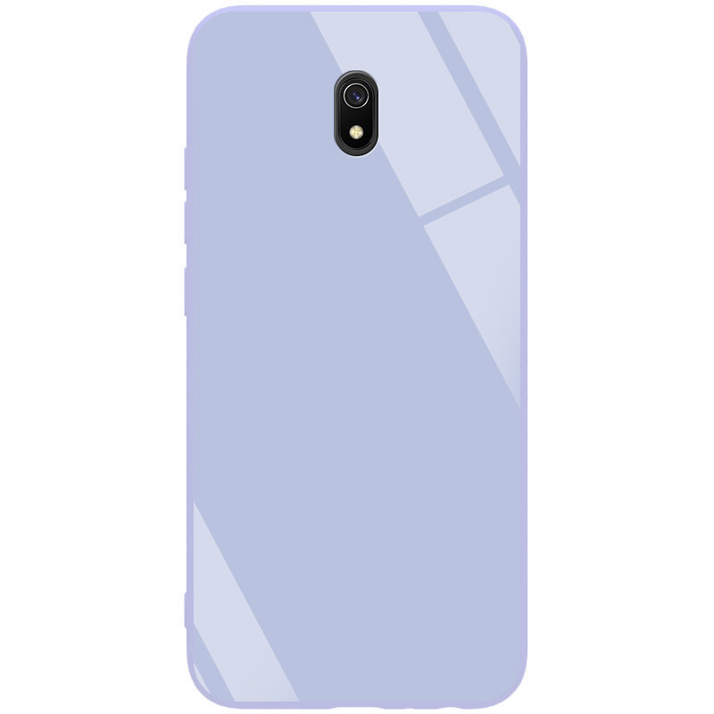 

Чехол Xiaomi Redmi 8a, TPU,+Glass GLOSSY, Сиреневый / lanvender