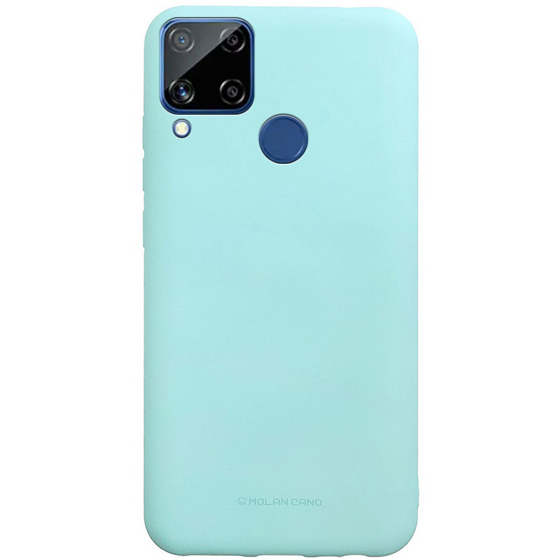 

TPU чехол Molan Cano Smooth для Realme C15 / C12, Бирюзовый