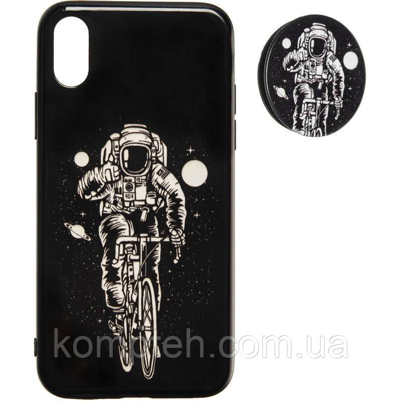 

Space Silicon Case for iPhone 11 №2 Black, Черный