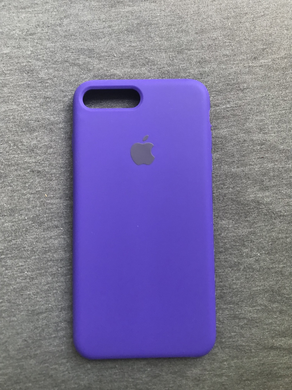 

Силиконовый чехол Apple Silicone Case для iPhone 7 plus / 8 plus 7+ / 8+ фиолетовый Люкс качество purple