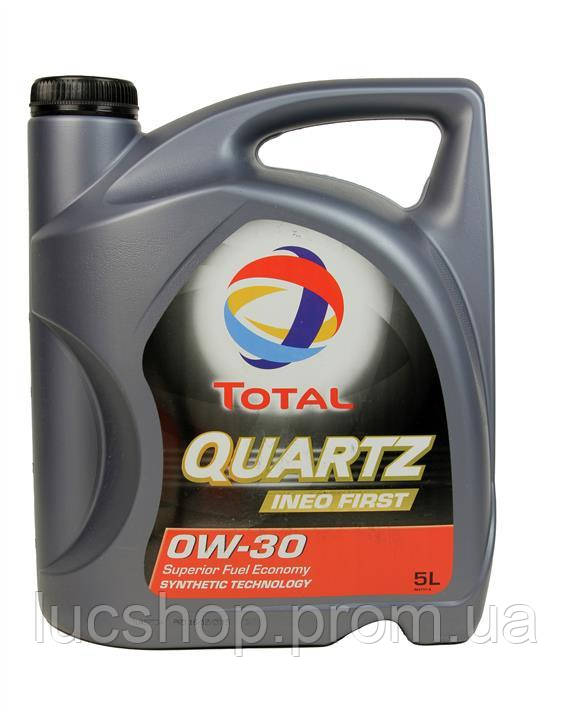 

Масло моторное TOTAL Франция QUARTZ INEO FIRST 0W-30 5л (16100202)