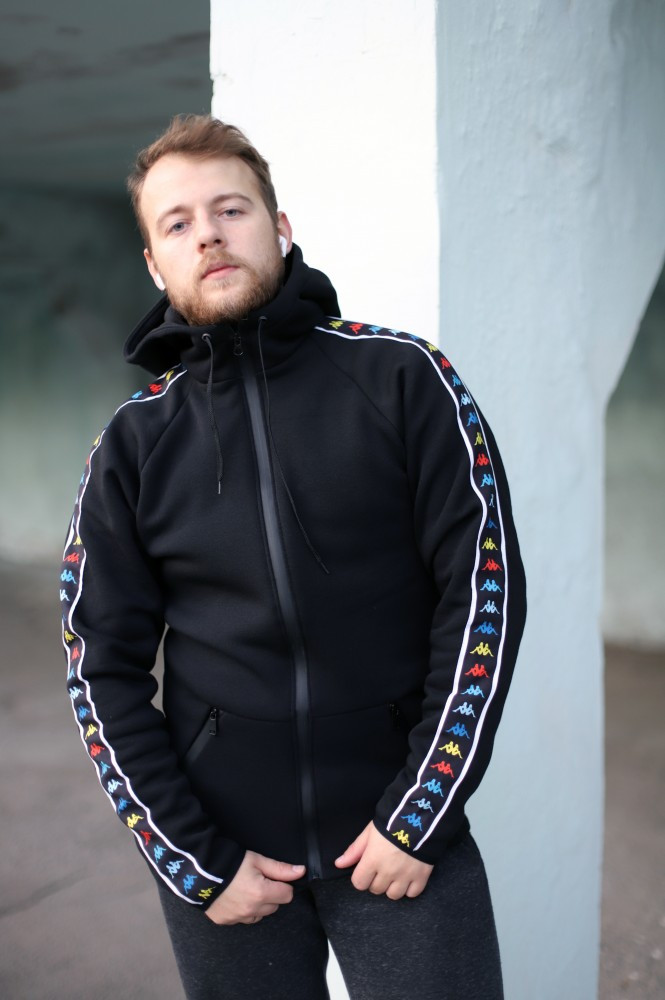 

Зимняя кофта с капюшоном Kappa Black Colored