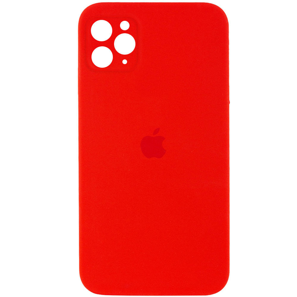 

Уценка Чехол Silicone Case Square Full Camera Protective (AA) для Apple iPhone 11 Pro Max (6.5") Царапина / Красный / Red