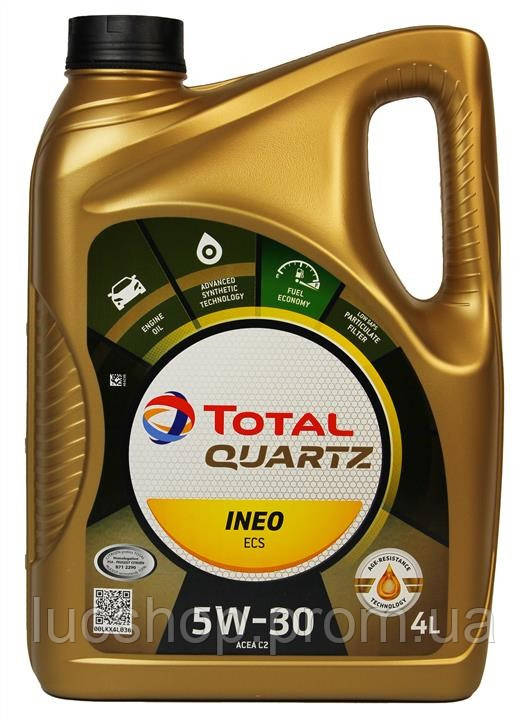 

Масло моторное TOTAL Франция QUARTZ INEO ECS 5W-30 4л (16100302)