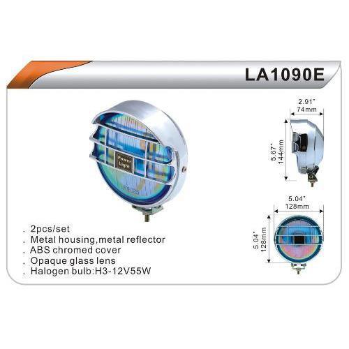 

Фара дополнительная DLAA 1090E-Y хром/H3-12V-55W/D=128mm (LA 1090E-Y)