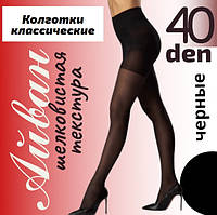 Колготки жіночі капронові Айван, 40 Den, Україна, розмір 4, чорні, 20021078, фото 1
