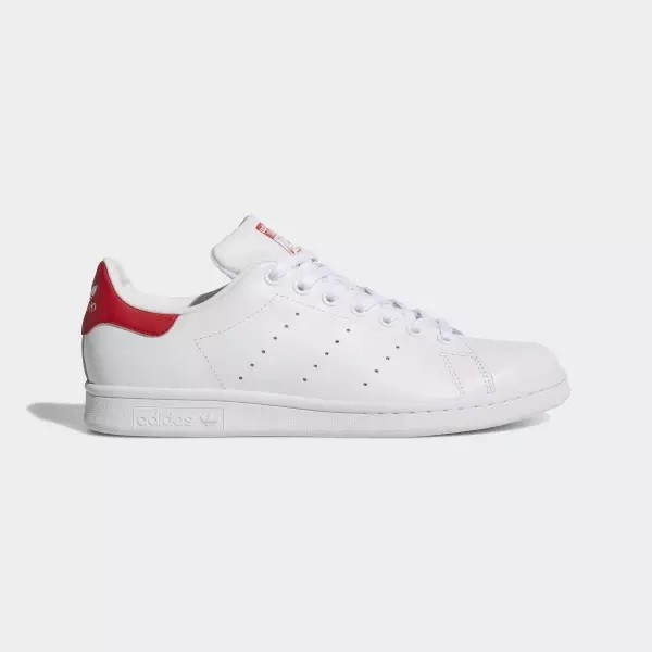 

Adidas Stan Smith White Red (39(25см)), Белый;красный