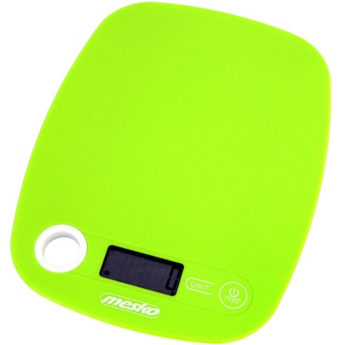 

✅ Весы кухонные электронные Mesko MS 3159 сенсорные с плоской платформой до 5 кг | ваги (Гарантия 12 мес) Зеленый