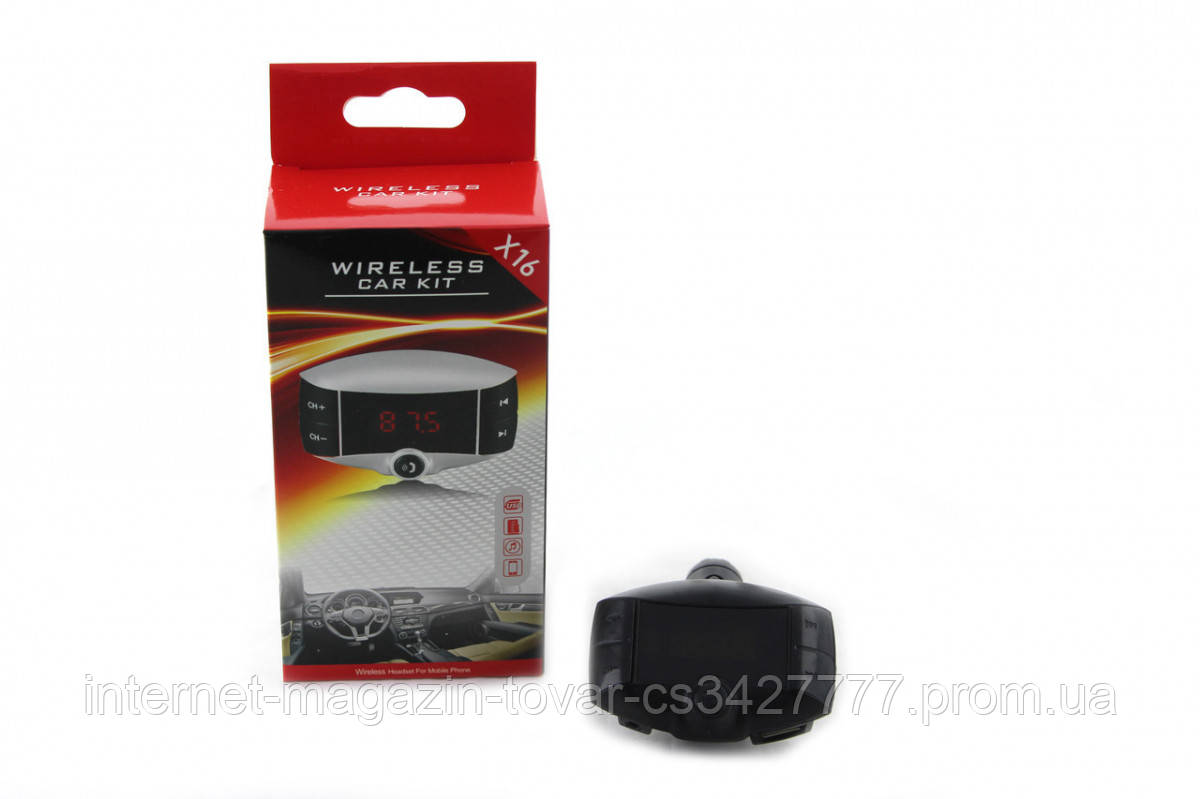 

FM-трансмиттер X16BT Bluetooth