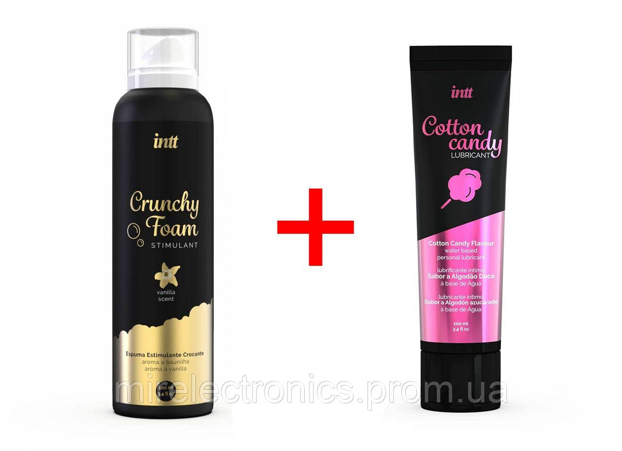 

INTT Promo 2: Массажная пена Crunchy Foam Vanilla (150 мл) + смазка Cotton Candy (100 мл) бесплатно