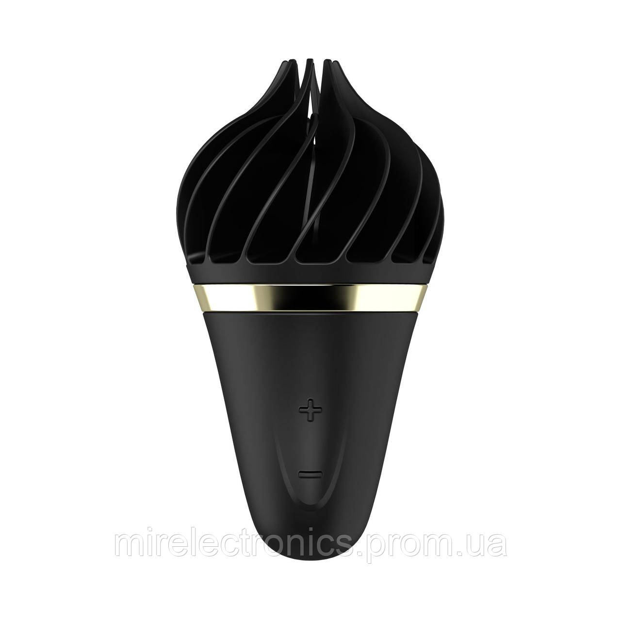 

Мороженка спиннатор Satisfyer Lay-On - Sweet Treat Black/Gold, 10 режимов работы, водонепроницаемая