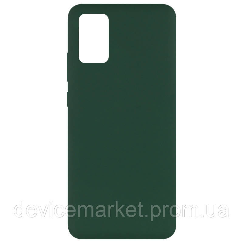 

Чехол Silicone Cover Full without Logo для Samsung Galaxy A02s Зеленый / Dark green