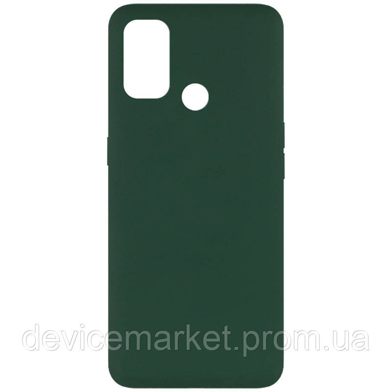 

Чехол Silicone Cover Full without Logo для Oppo A53 / A32 / A33 Зеленый / Dark green