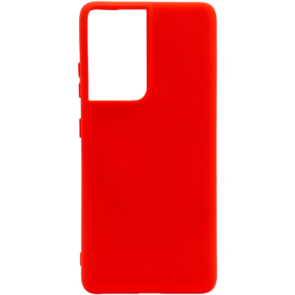 

Чехол Silicone Cover Full without Logo (A) для Samsung Galaxy S21 Ultra, Красный / red