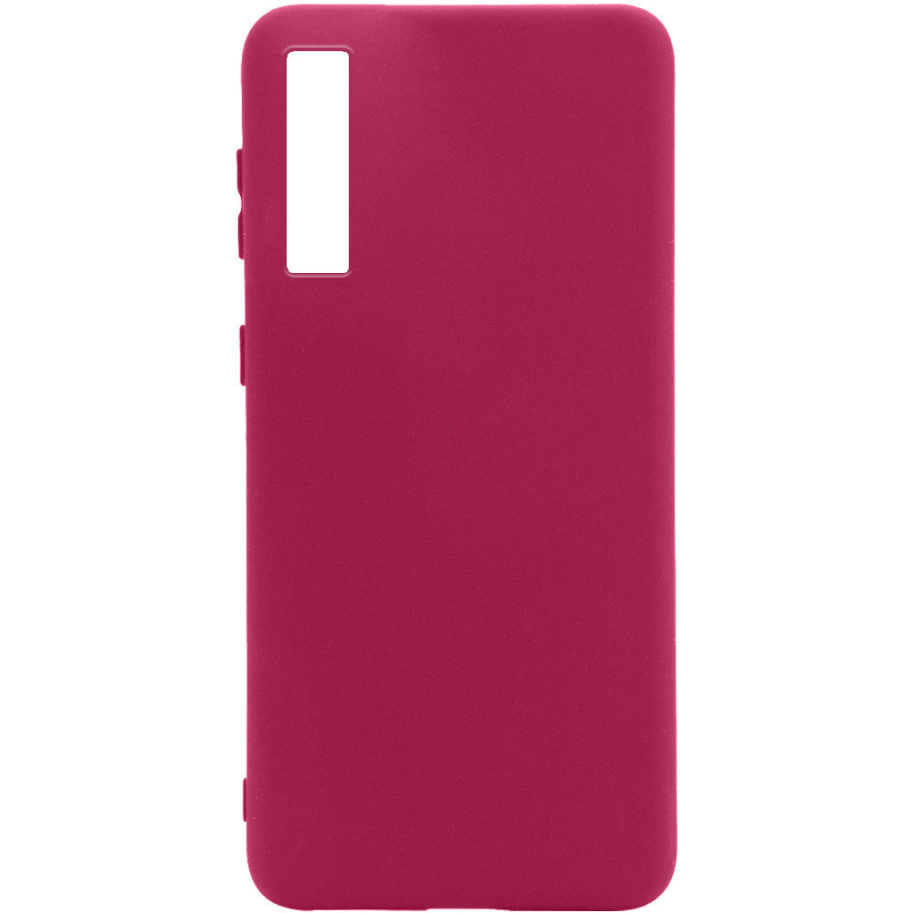 

Чехол Silicone Cover Full without Logo (A) для Samsung A750 Galaxy A7 (2018), Бордовый / marsala