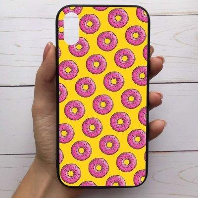 

Чехол Mood для iPhone Xr с рисунком Розовые пончики SKL68-284597, Разные цвета