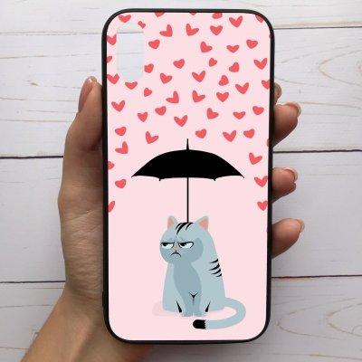 

Чехол Mood для iPhone Xs Max с рисунком Кот с сердечками SKL68-287544, Разные цвета