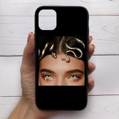 

Чехол Mood для iPhone 11 с рисунком Змеи лицо на черном SKL68-288562, Разные цвета