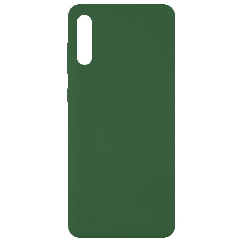 

Чехол Silicone Cover Full without Logo (A) для Samsung Galaxy A50 (A505F) / A50s / A30s, Зеленый / dark green