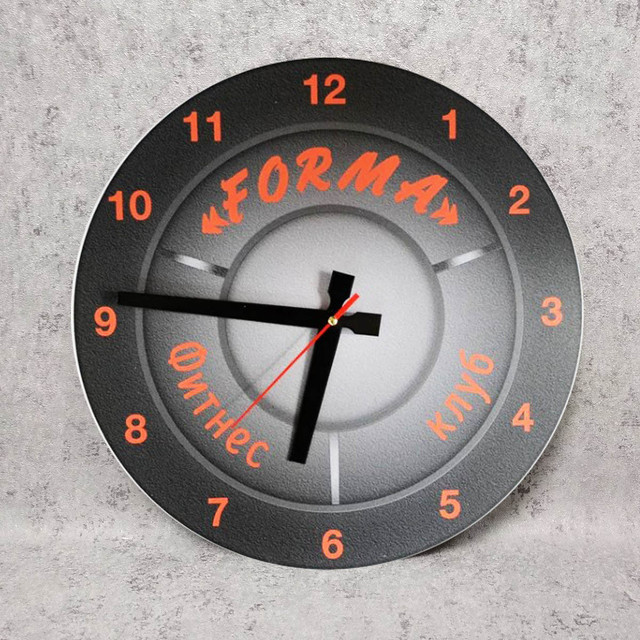 Часы настенные с логотипом Вашей компании. Круглые