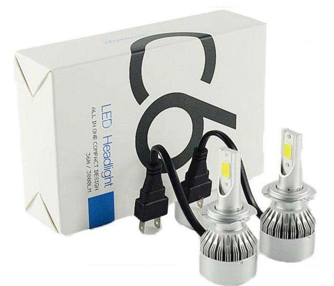 

LED лампы для фар автомобиля LED Turbo С6-H7 6500К