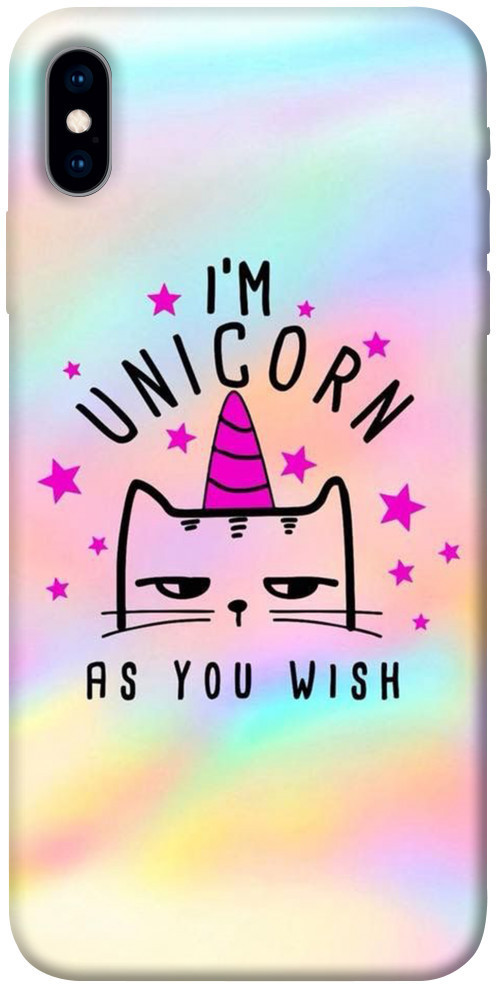 

Чехол на телефон с уникальным принтом itsPrint Unicorn as you wish для Apple iPhone X