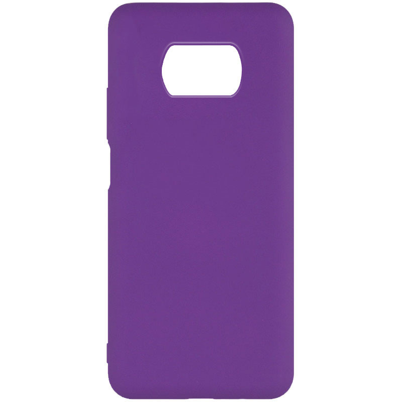 

Чехол Silicone Cover Full without Logo (A) для Xiaomi Poco X3 NFC / Poco X3 Pro, Фиолетовый / purple