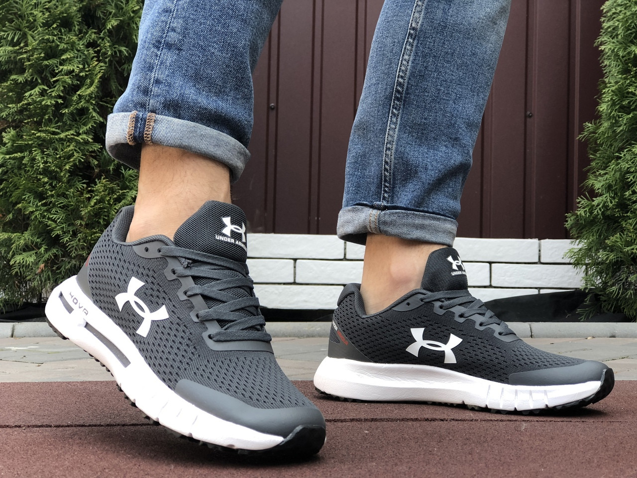 

Мужские кроссовки Under Armour HOVR серые (Реплика), Серый