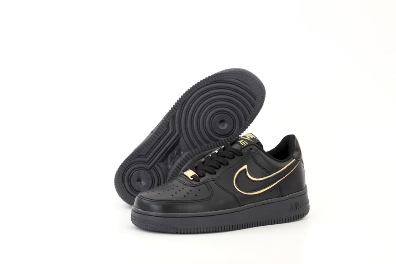 

Женские кроссовки Nike Air Force 1 Low Black / Найк Аир Форс 1 Лоу Черные, Черный