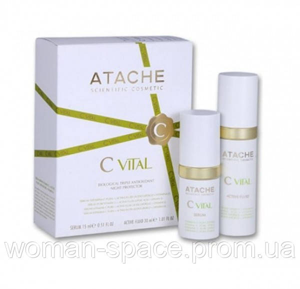 

Atache C Vital Biological Triple-Antioxidant Night Protector Омолаживающий ночной уход с витамином С