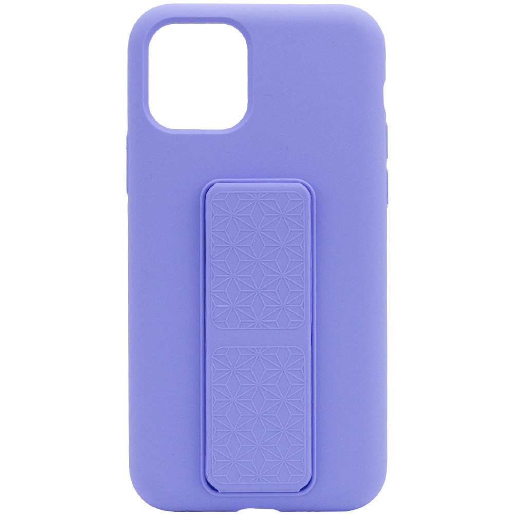 

Уценка Чехол Silicone Case Hand Holder для Apple iPhone 12 Pro Max (6.7"), Царапина / сиреневый / dasheen