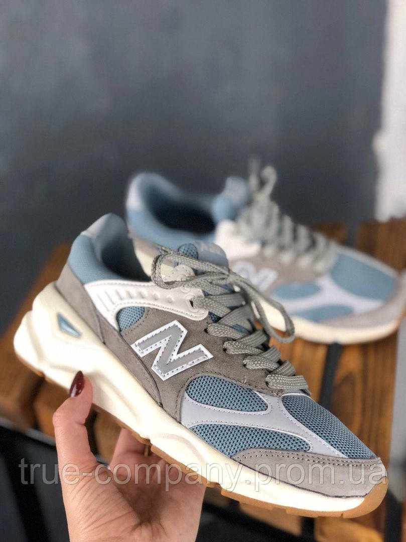 

New Balance X-90 Grey Blue White (Синий)