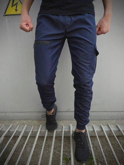 

Мужские штаны синие Flash Light SKL59-259488