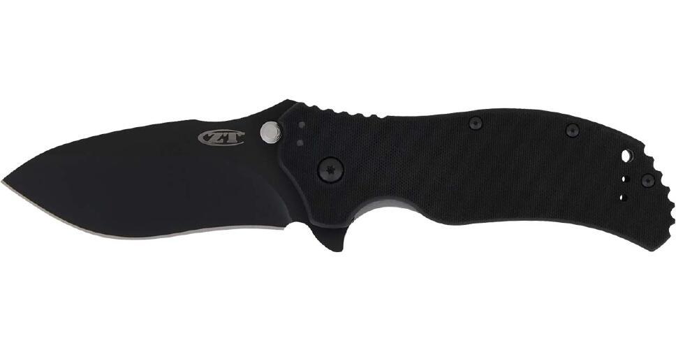 

Нож ZT 0350 Matte Black Folder