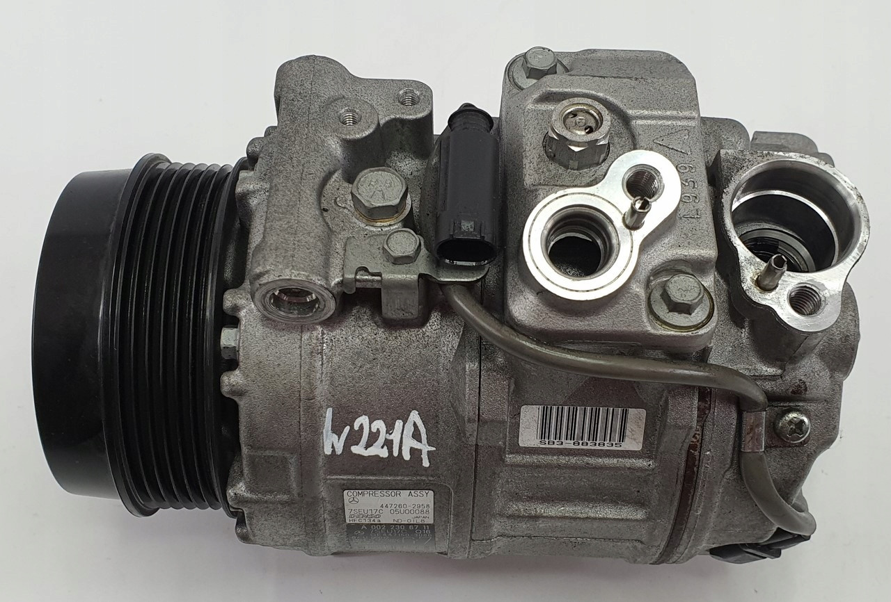 

Компрессор кондиционера MERCEDES W221 3.5 V6 под заказ 2-4