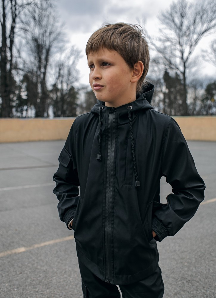 

Куртка черная детская "Easy" softshell