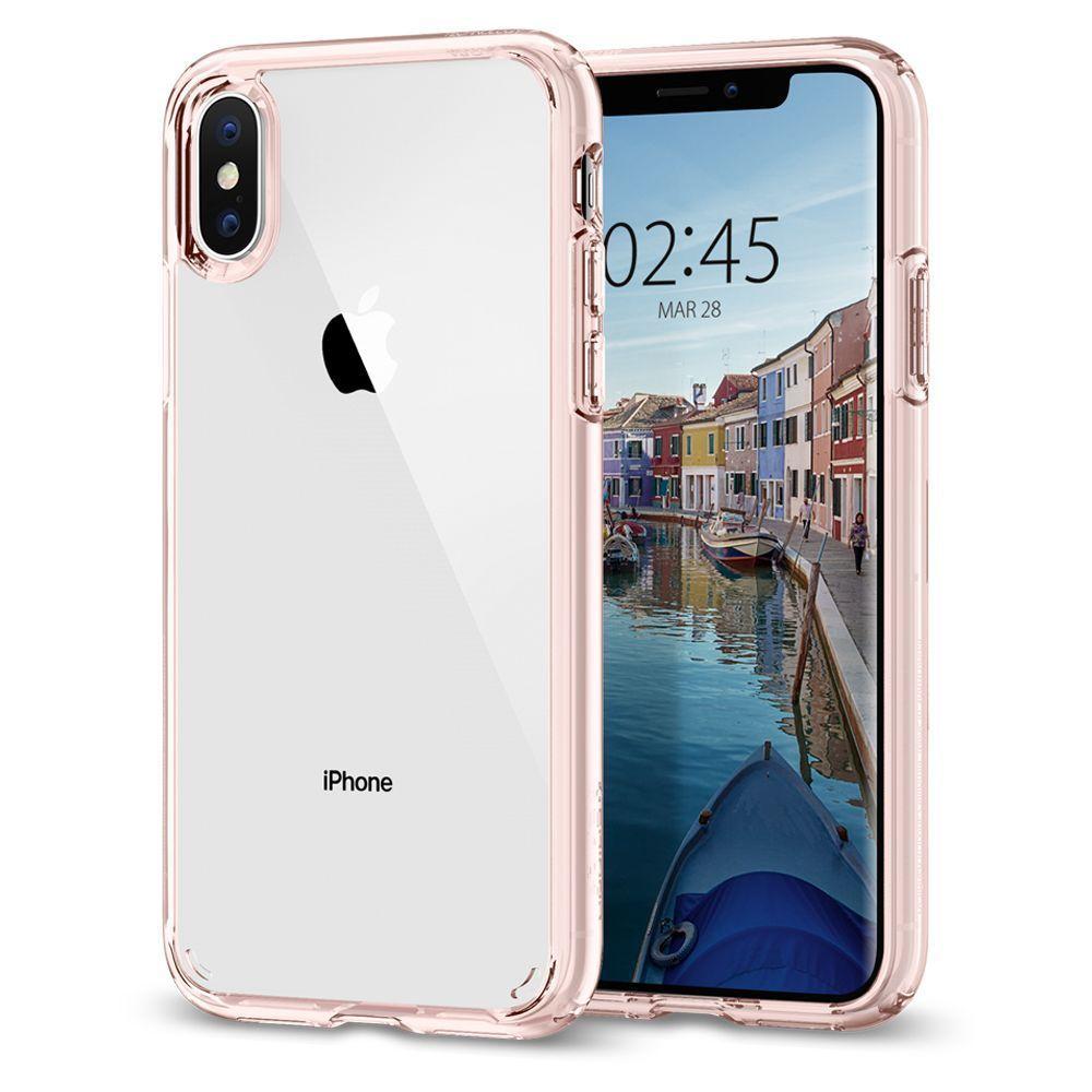 

Чехол Spigen для iPhone XS/X Ultra Hybrid, Rose Crystal (063CS25117