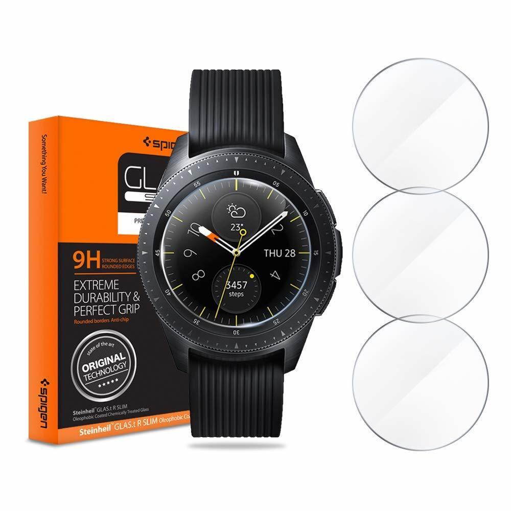 

Защитное стекло Spigen для Samsung Galaxy Watch (42mm) GLAS.tR Slim, 3шт (600GL25075
