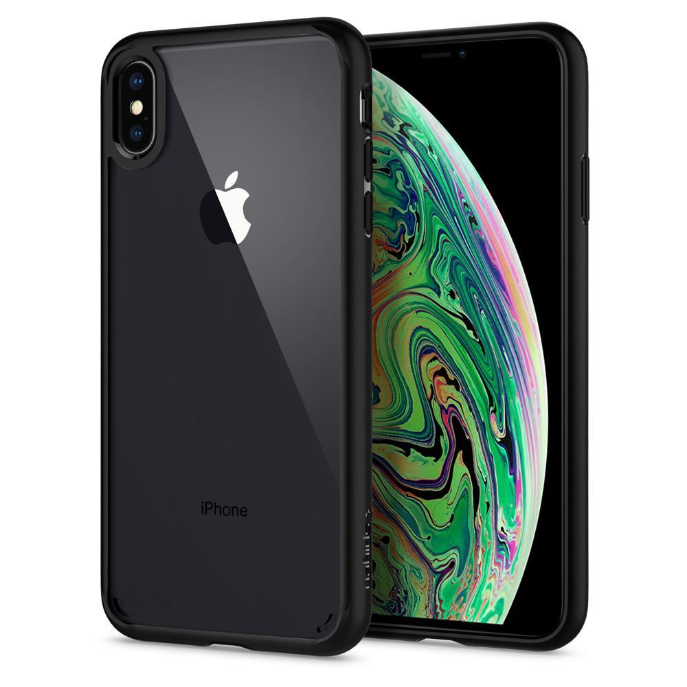 

Чехол Spigen для iPhone XS Max Ultra Hybrid, Matte Black (065CS25128