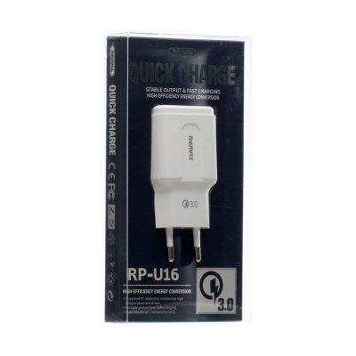 

Сетевое зарядное устройство Remax RP-U16 1USB 3.0A SKL11-231486