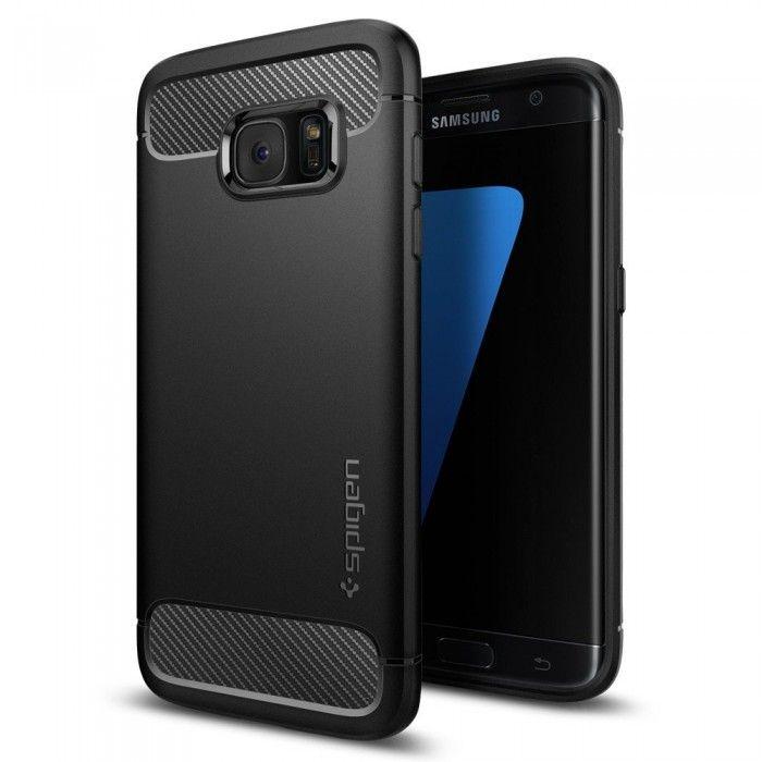 Чехол Spigen Rugged Armor Samsung G935 Galaxy S7 Edge Black (556cs20033)