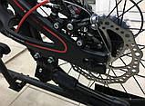 Велосипед детский на магниевой раме Crosser MTB 20" рост 130-150 см возраст 7 до 11 лет черно-красный, фото 2