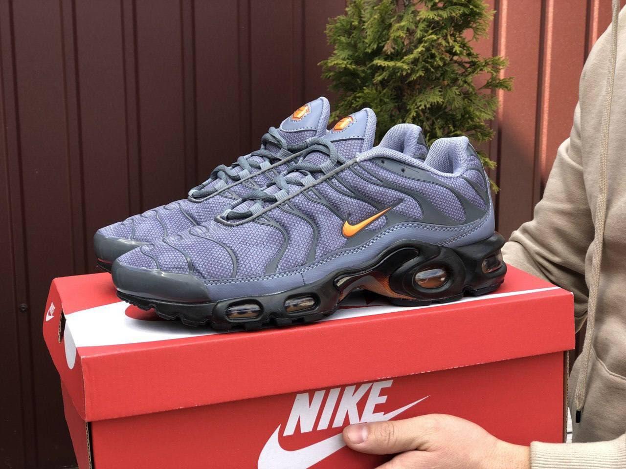 

Кроссовки мужские Nike Air Max Plus Tn, серые! 10367 45, Серый